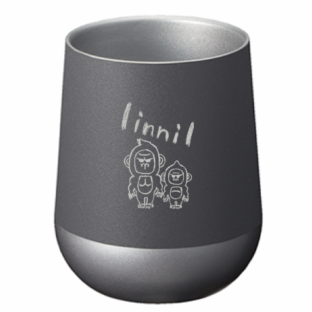 linnilオリジナルロゴ入りタンブラー