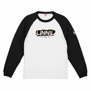 linnilオリジナルデザイン　ラグランTシャツ